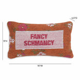 Fancy Schmancy Jacquard Cotton Pillow Model: TOV-C18775